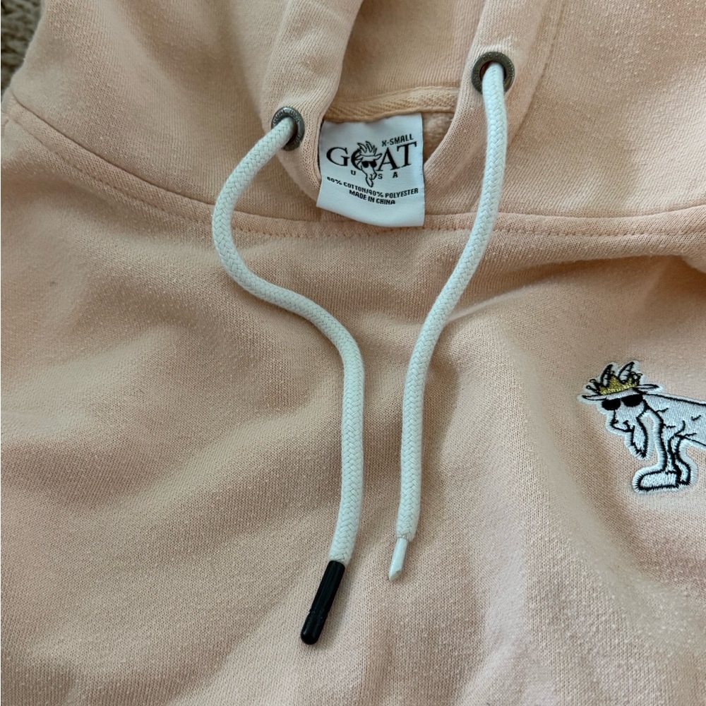 Boys GOAT sweatshirt (peach) size xsmall - Picture 5 of 5